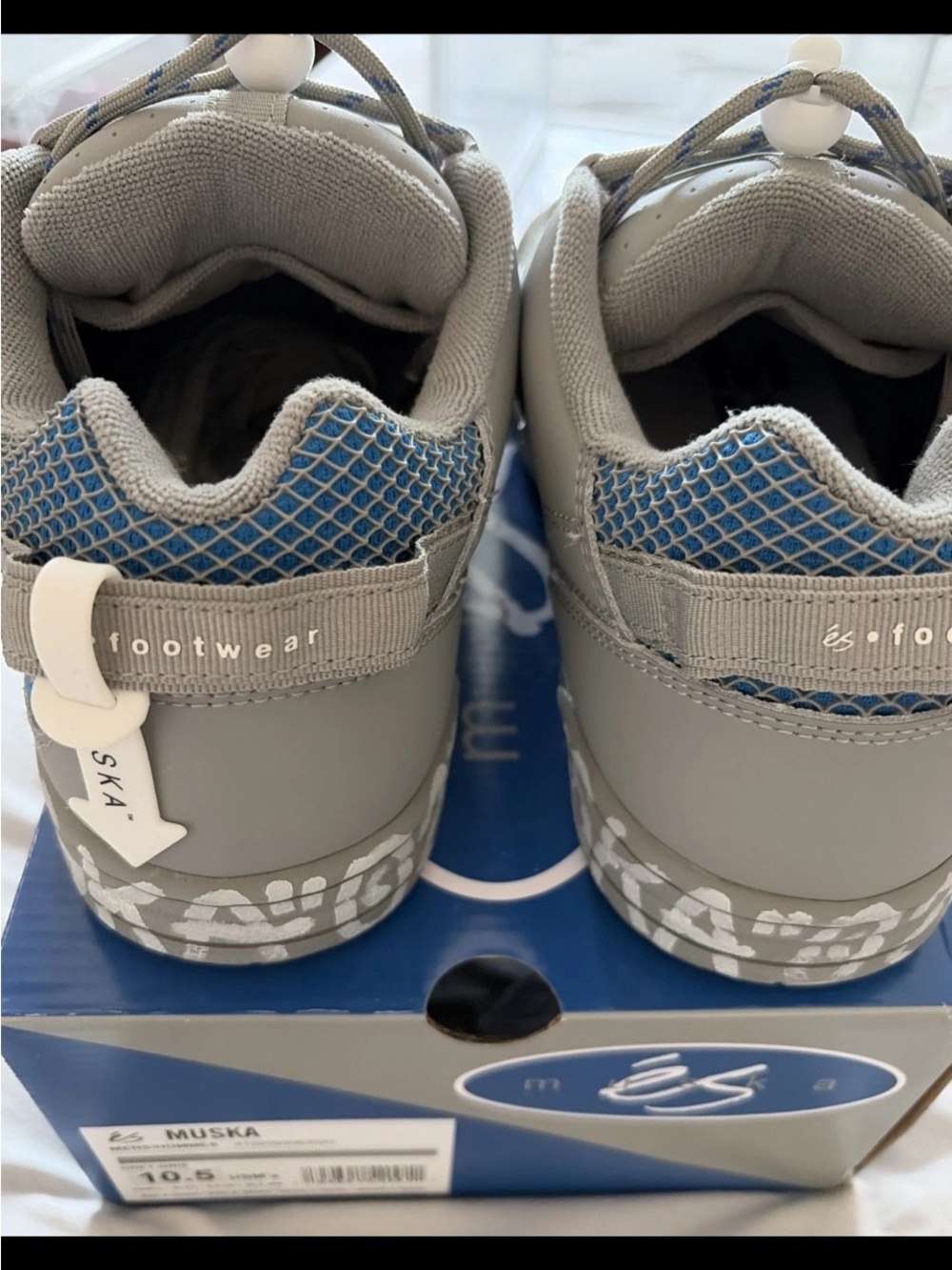 NEW AUTOGRAPHED CHAD MUSKA ES SHOES SIZE 10.5 Signed Box With Extra Laces! - Picture 3 of 7